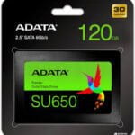 ADATA 120GB Ultimate SSD SU650 , 2.5", SATA3, 7mm, 3D NAND, R/W 520/320 MB/s, 75K IOPS