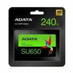 ADATA 240GB Ultimate SU650 SSD, 2.5", SATA3, 7mm (2.5mm Spacer), 3D NAND, R/W 520/450 MB/s, 75K IOPS