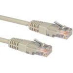 Grey CAT5e UTP Patch Cable Moulded, 1 Metre, Full Copper URT-601