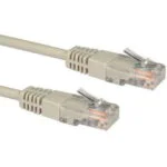 Grey CAT5e UTP Patch Cable Moulded, 1 Metre, Full Copper URT-601
