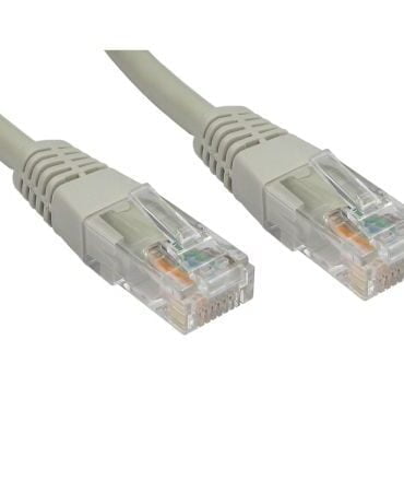 CAT6 Patch Cable Moulded, Full Copper, 5 Metres Grey, Spire.