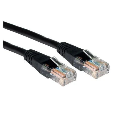 Black CAT5e UTP Patch Cable