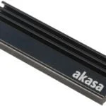 Akasa M.2 SSD Aluminium Heatsink Cooler for any 2280 SSD Black