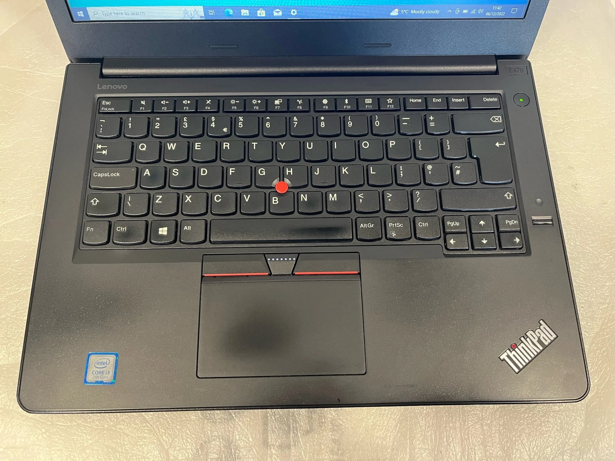 Lenovo ThinkPad E470 i3-7100u 240GB SSD Laptop Windows 10