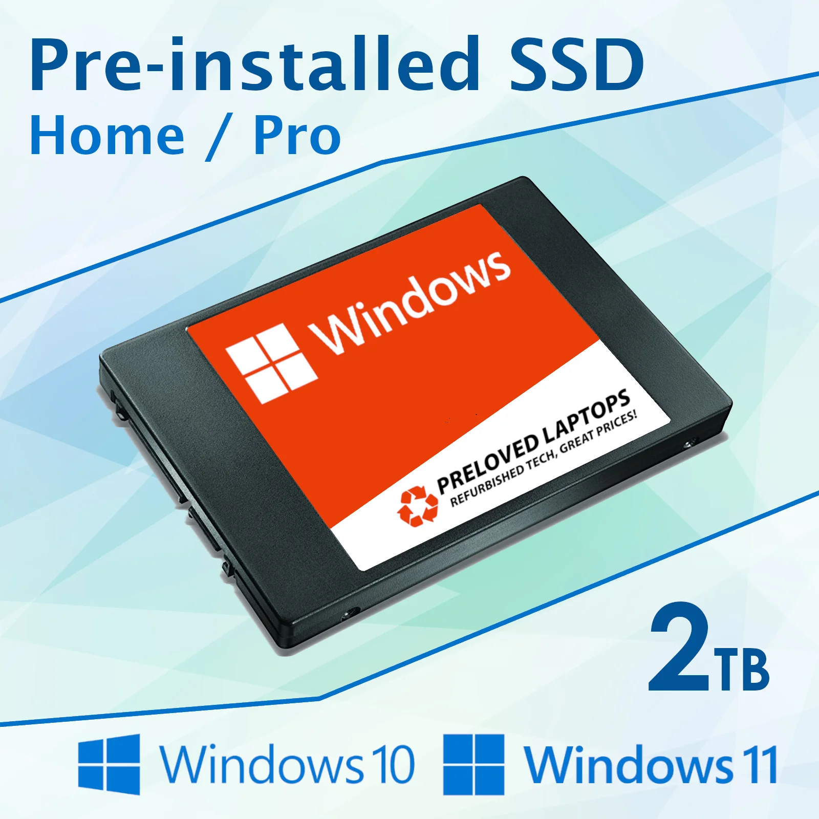 new 2tb ssd with windows 10 pre-installed windows 11 preloaded