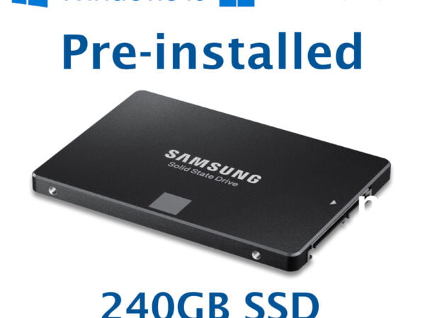 new 240gb 250gb ssd with windows 10 pre-installed windows 11 preloaded