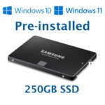 new 240gb 250gb ssd with windows 10 pre-installed windows 11 preloaded