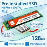 new 120gb 128gb m.2 ssd with windows 10 pre-installed windows 11 preloaded
