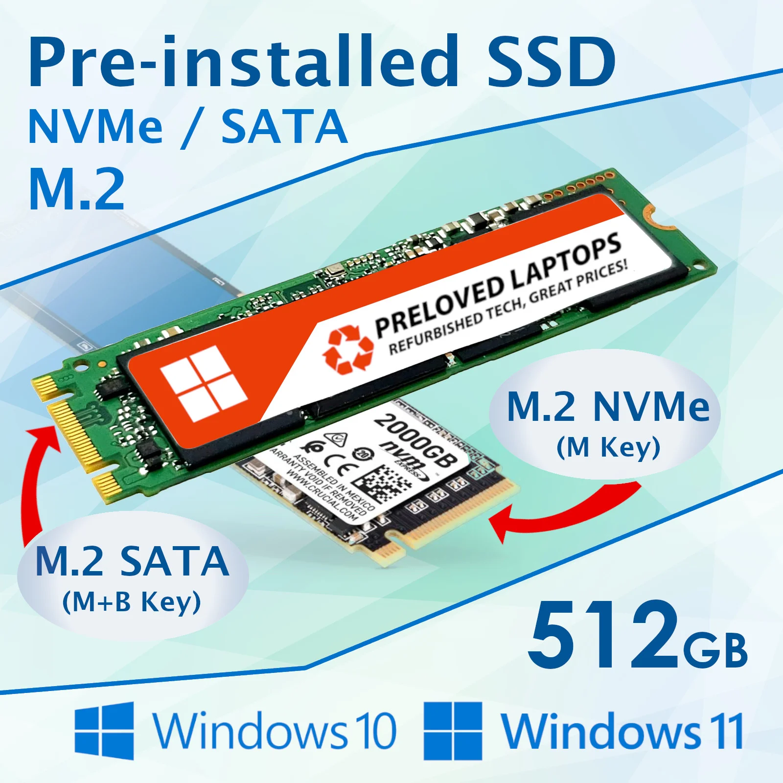 m.2 nvme SSD 512GB (Windows11インストール済) m.2 nvme SSD 512GB (Windows11インストール済)