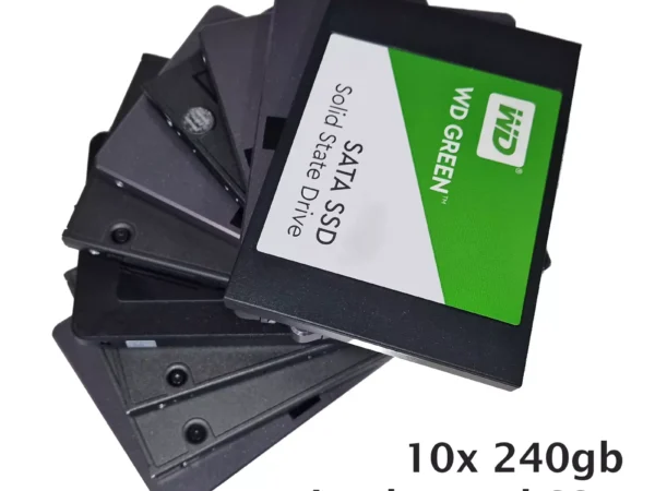 10 x Various Brands Joblot SSD 240GB / 256GB SATA III 2.5 Laptop Desktop Pc